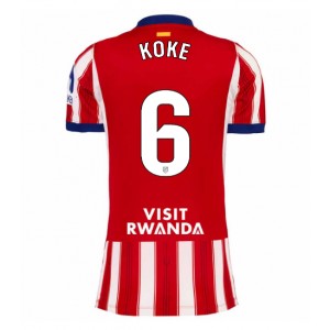 Atletico Madrid Koke #6 Jalkapallovaatteet Naisten Kotipaita 2026-27 Lyhythihainen